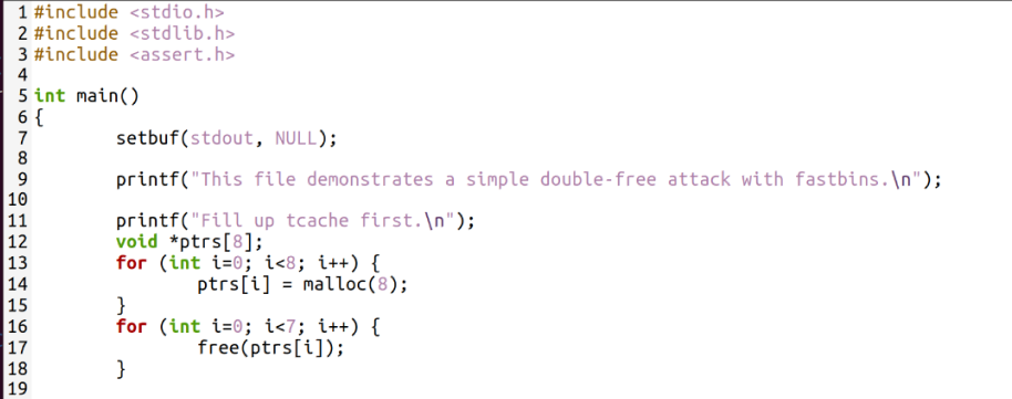 prefill of tcache